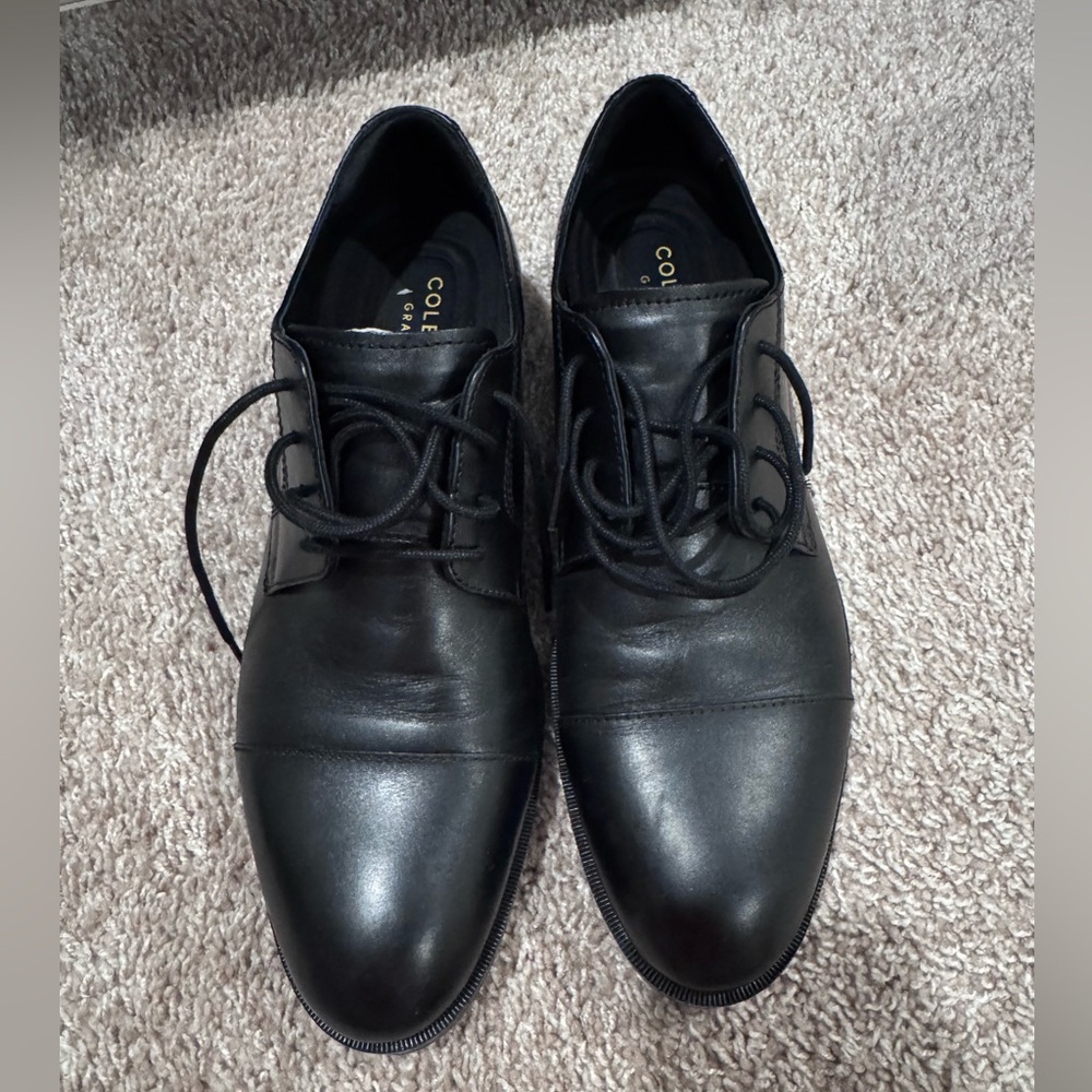 Men’s Cole Hann Grand Os Black Dress Shoes